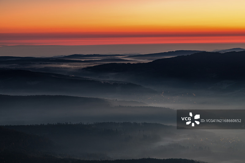 格罗ßer阿伯峰日出图片素材