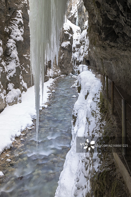 冬季的帕特纳赫峡谷图片素材