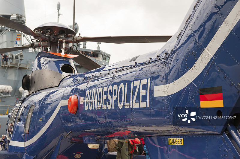 联邦警察直升机图片素材