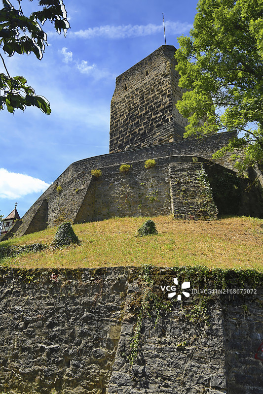 红色塔楼图片素材