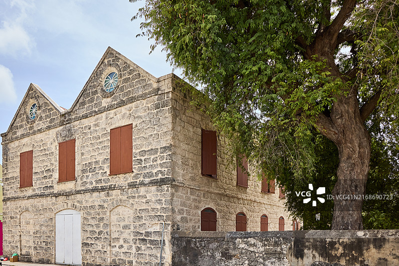 巴巴多斯布里奇顿的尼德·以色列犹太教堂和博物馆图片素材