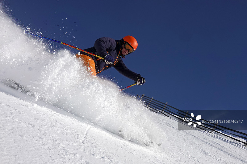 在奥地利圣安东滑雪图片素材