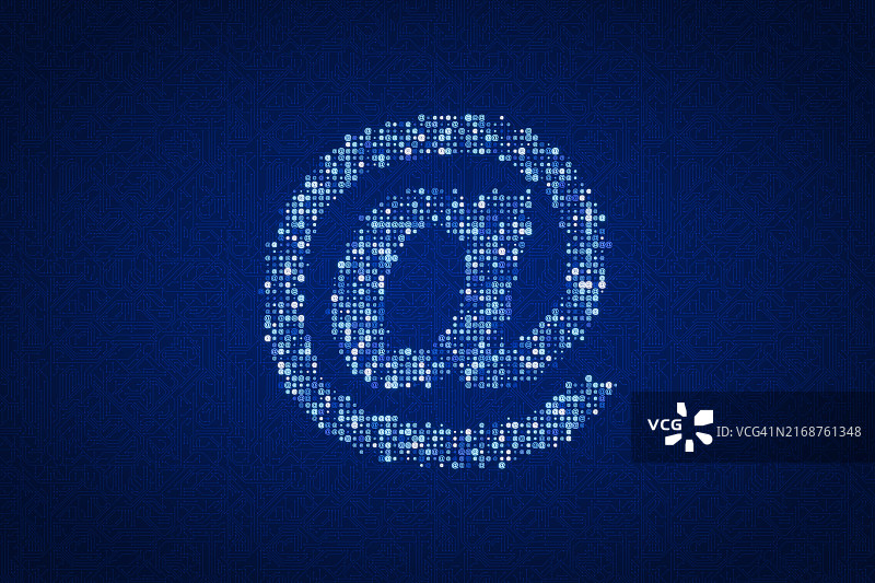 数字@符号图片素材