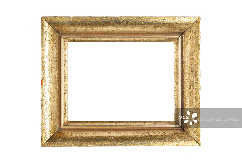 金色仿古纹理简约空画框图片素材