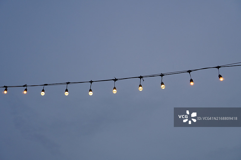 LED灯泡电线图片素材