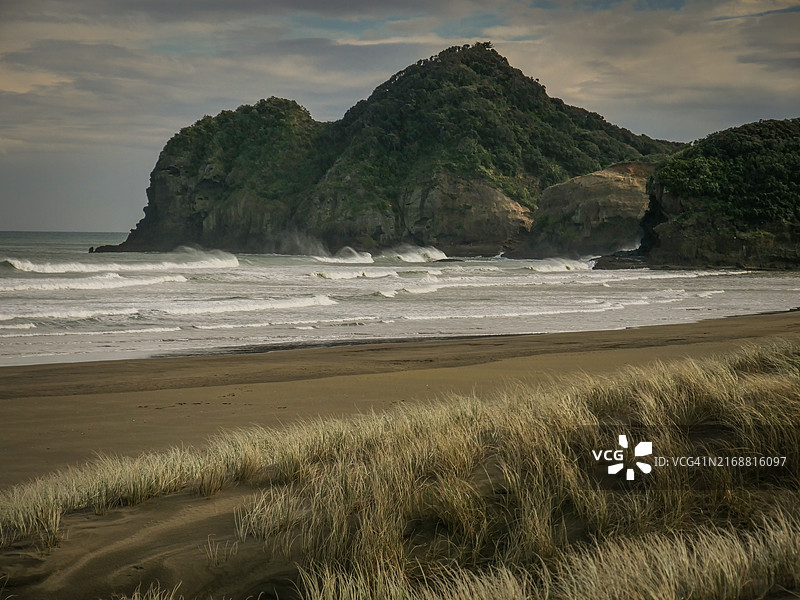 俄勒冈州的秘密海滩图片素材
