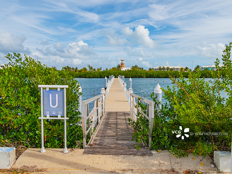 在古巴巴拉德罗空旷的港口感到孤独图片素材