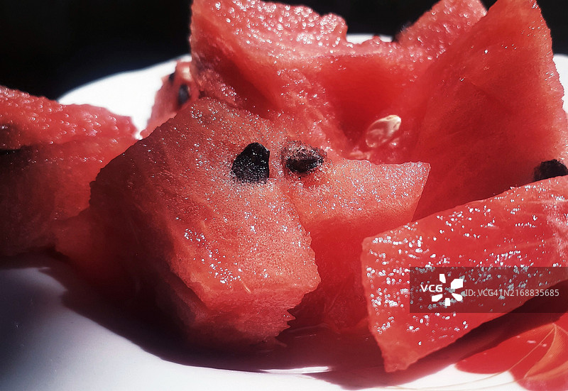 西瓜特写图片素材