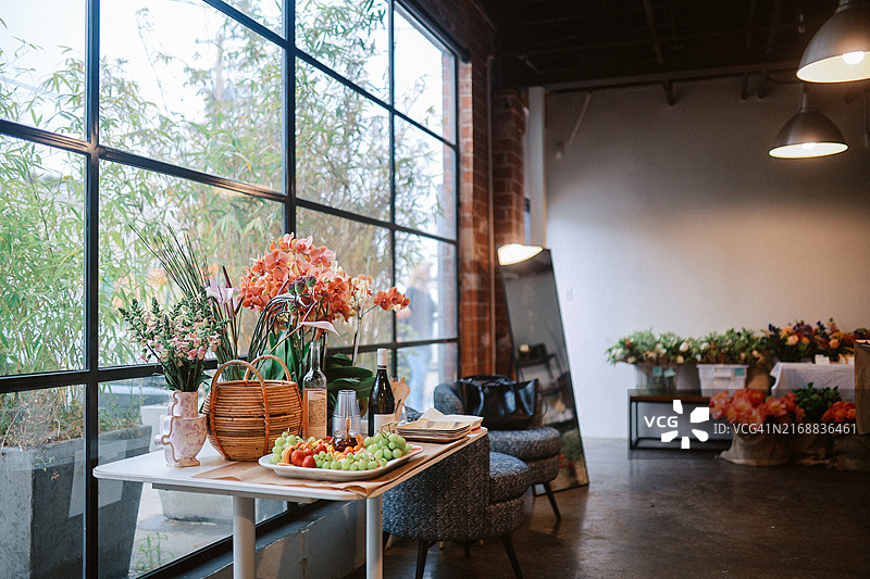 加利福尼亚州洛杉矶的花艺工作室图片素材