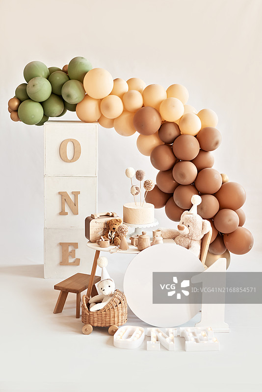 一岁生日派对图片素材