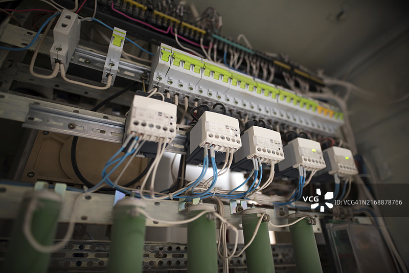 保险丝和接触器的特写照片图片素材