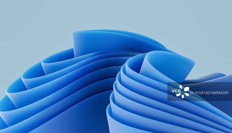 分层波浪和曲线图案抽象背景图片素材