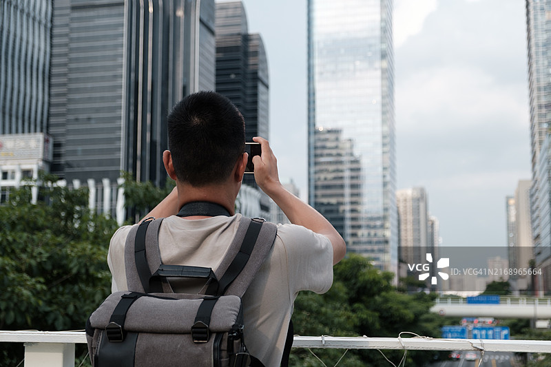 城市游客图片素材