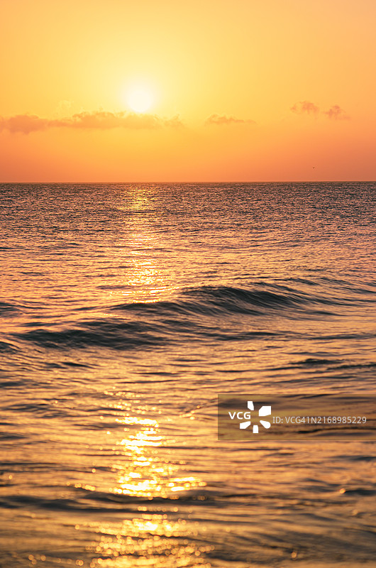 加的斯美丽的日落图片素材