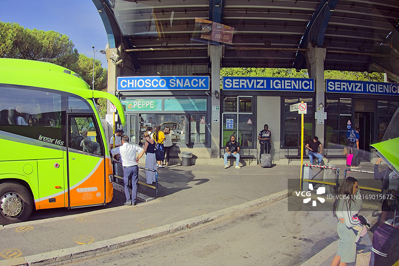 罗马蒂布尔蒂纳巴士站图片素材