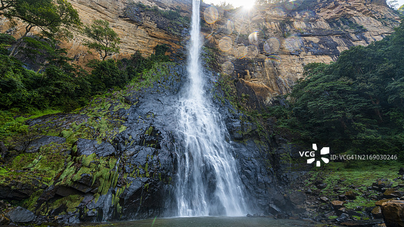 几内亚科纳克里富塔贾隆迪廷瀑布图片素材