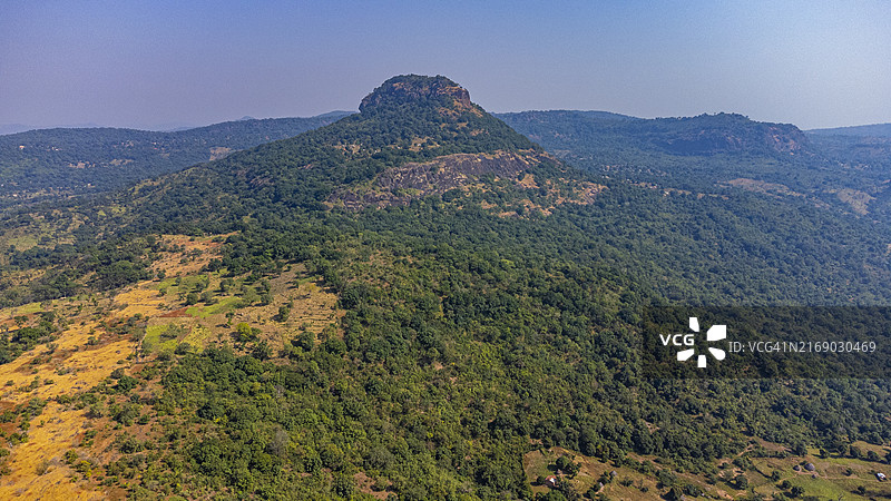 几内亚科纳克里富塔贾隆地区航拍图片素材
