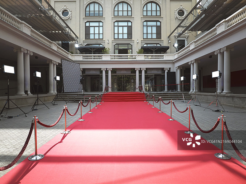 在娱乐场所的红地毯图片素材