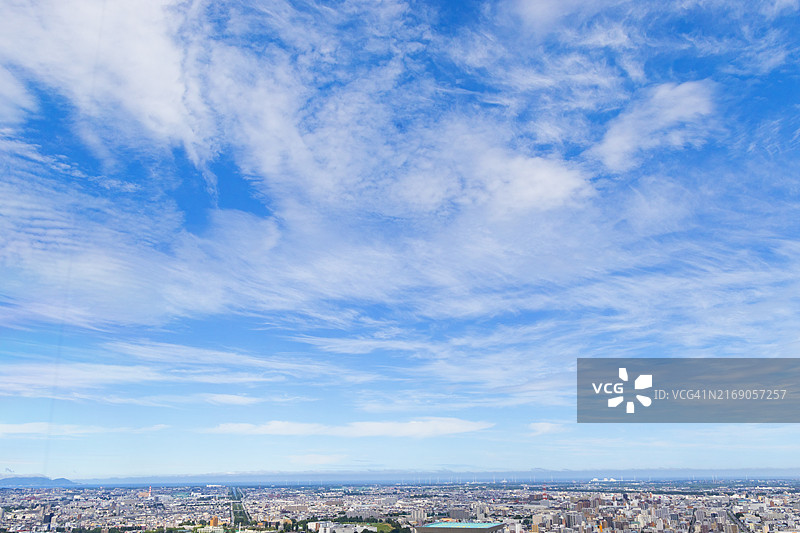 札幌的蓝色天空图片素材