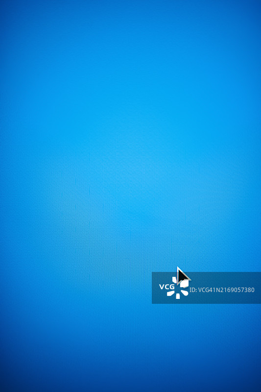带鼠标指针的蓝屏图片素材