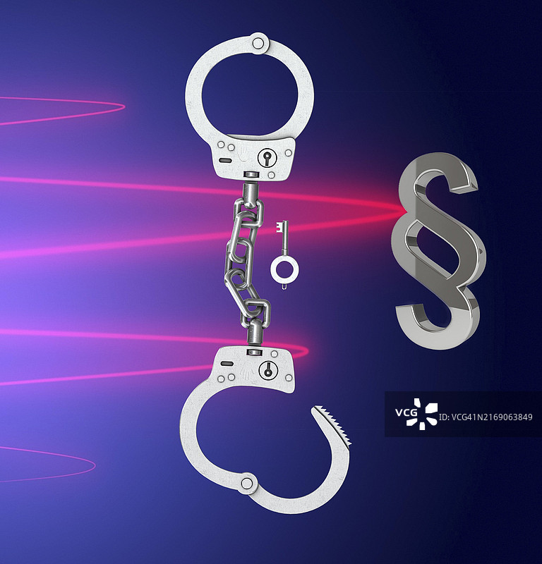 犯罪相关照片：警察、手铐、法律、法庭、暴力犯罪、嫌疑人逮捕图片素材