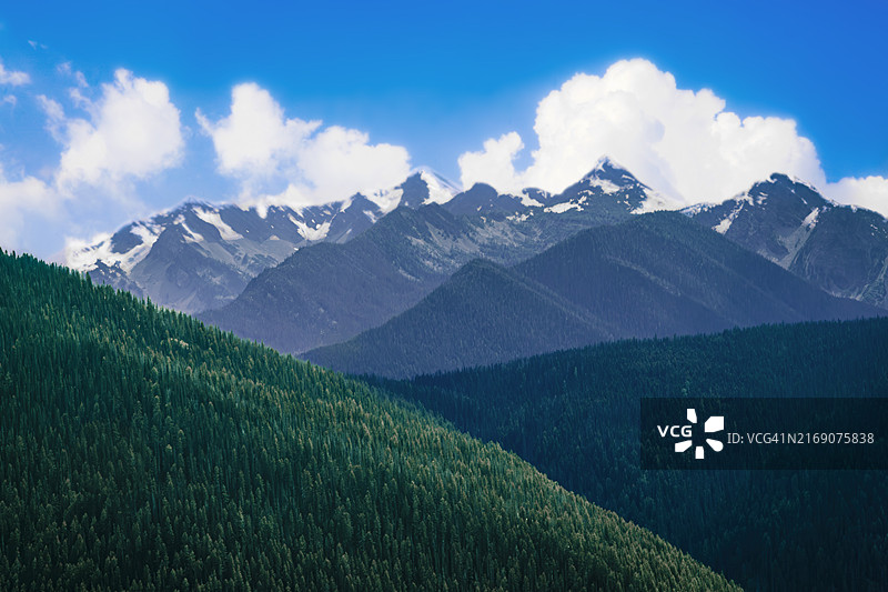 不列颠哥伦比亚省的山脉图片素材