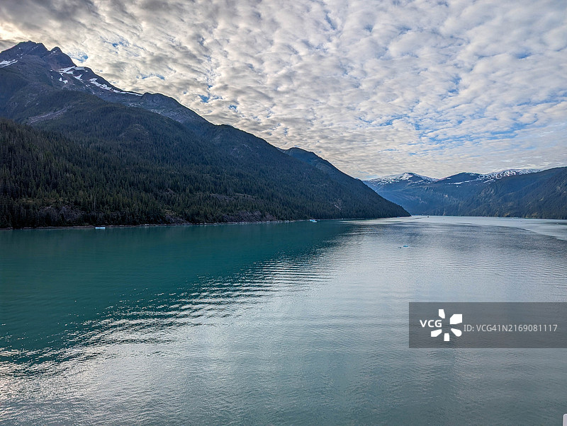 美国阿拉斯加州恩迪科特峡湾风光图片素材