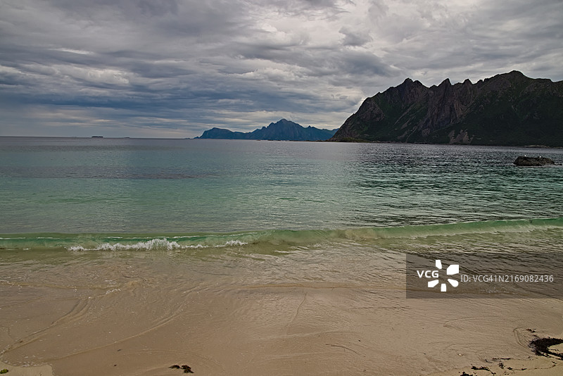 挪威的壮丽海景图片素材