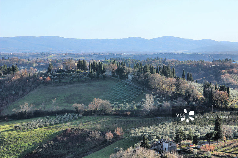 圣吉米尼亚诺镇图片素材