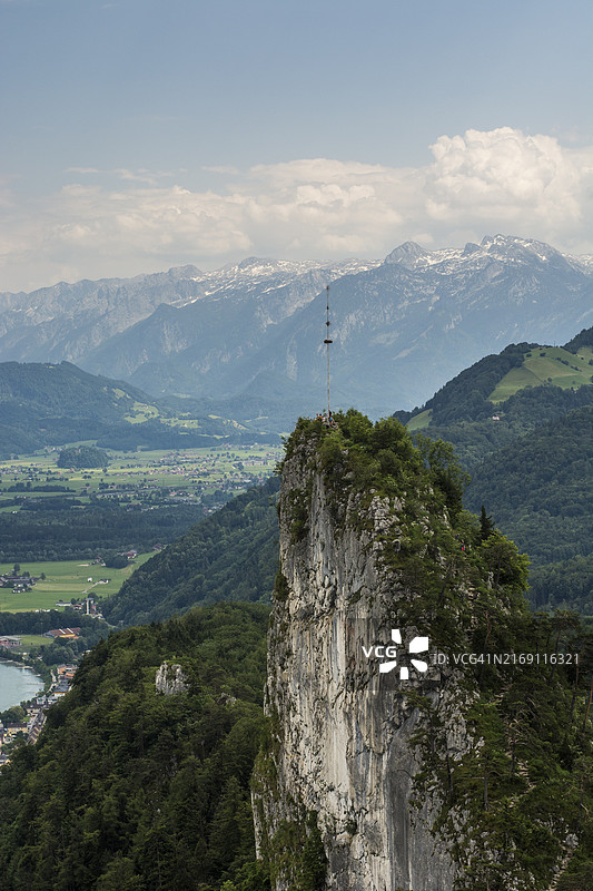 德国拜仁州马尔克特舍伦贝格山脉风光图片素材