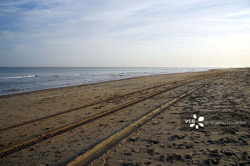 海滩的迷人景色图片素材
