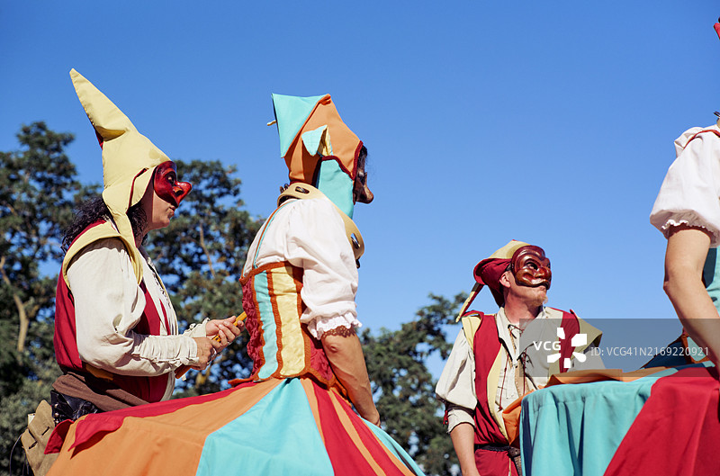 圣吉米尼亚诺年度中世纪庆典图片素材