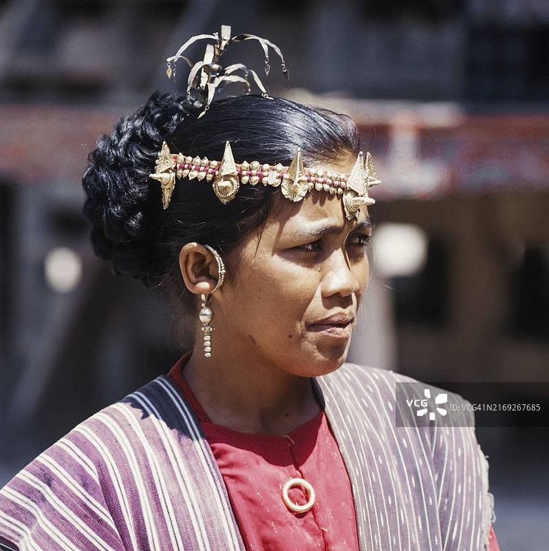 托巴-巴塔克族女人图片素材