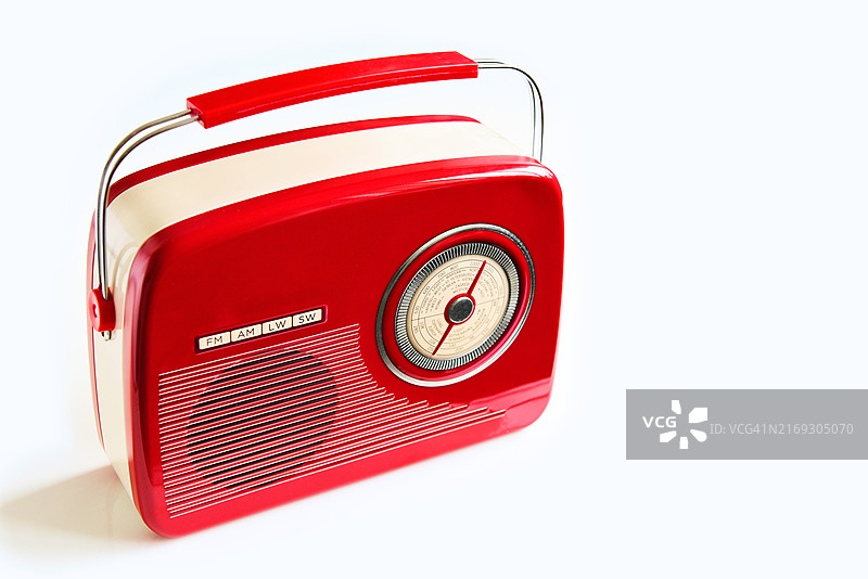 复古便携式收音机图片素材