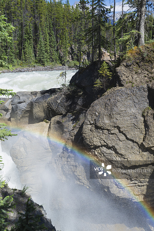 瀑布景观图片素材
