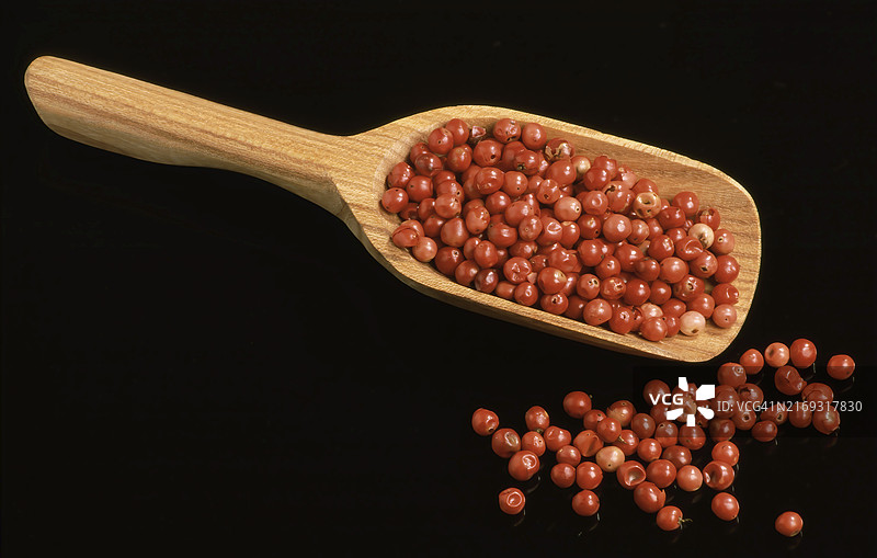 粉红胡椒，巴西胡椒（巴西胡椒），香料图片素材