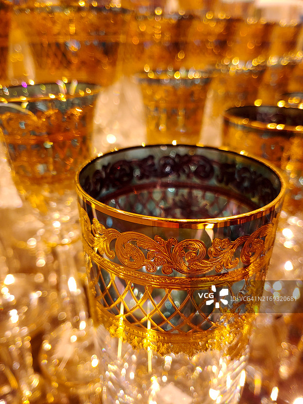 玻璃杯特写图片素材