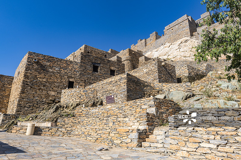 沙特阿拉伯王国的Zee Al-Ayn历史悠久的村庄图片素材