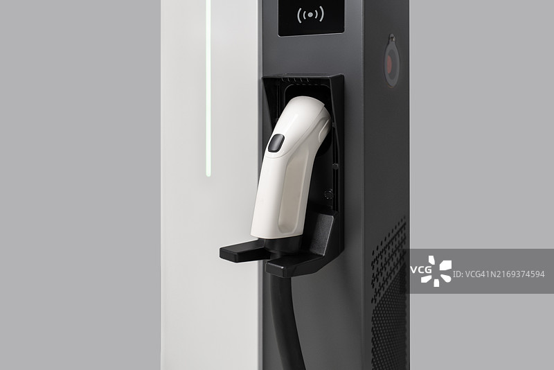 电动汽车快速充电桩图片素材