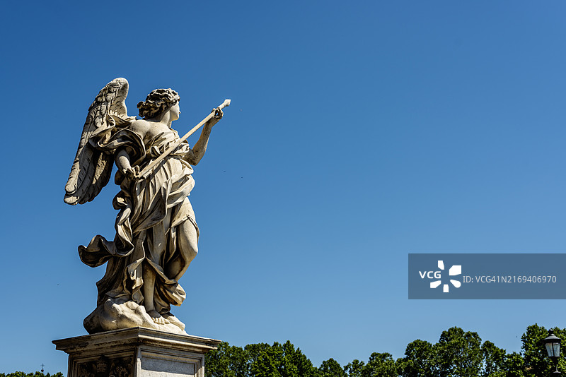 圣天使桥和圣天使堡图片素材