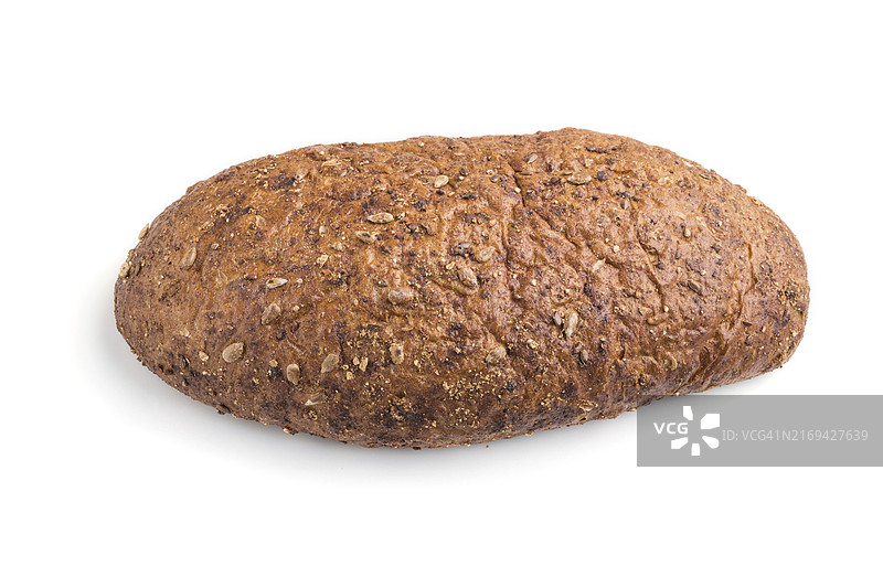 新鲜自制谷物面包图片素材