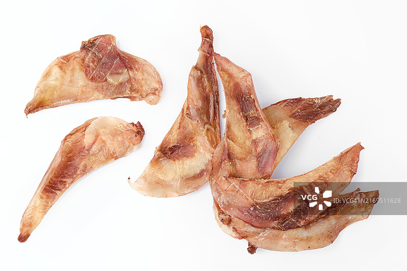 天然宠物狗零食顶部视图图片素材