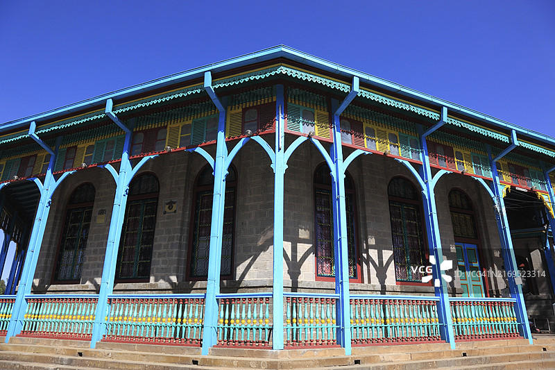 埃塞俄比亚亚的斯亚贝巴附近恩托托山上的圣玛丽教堂图片素材