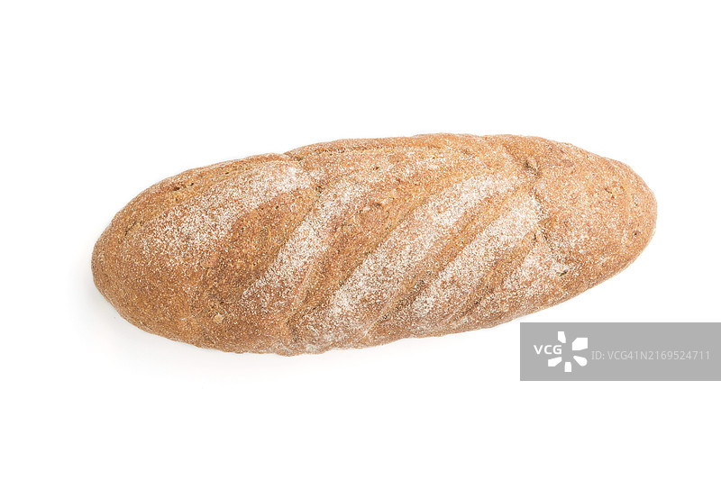 自制新鲜面包与面粉图片素材