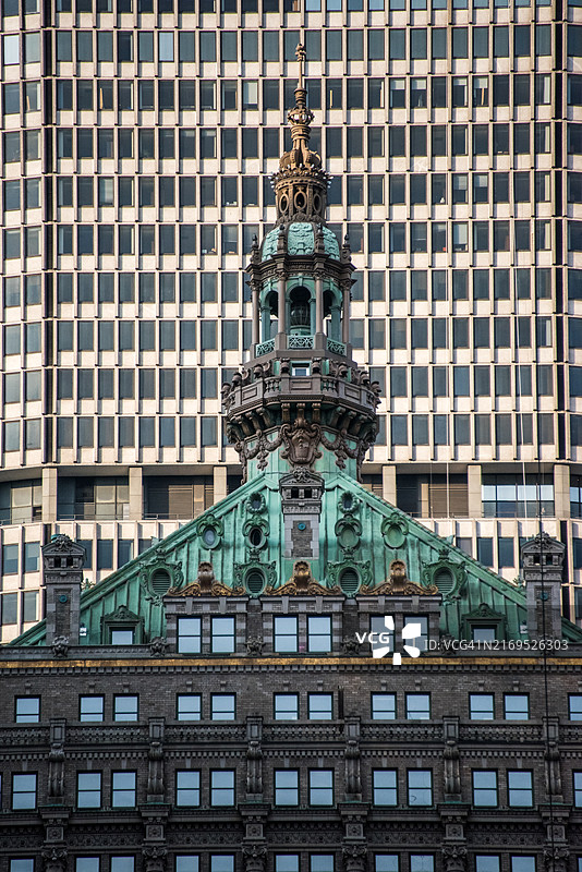 纽约海姆斯利大厦和MetLife大厦图片素材