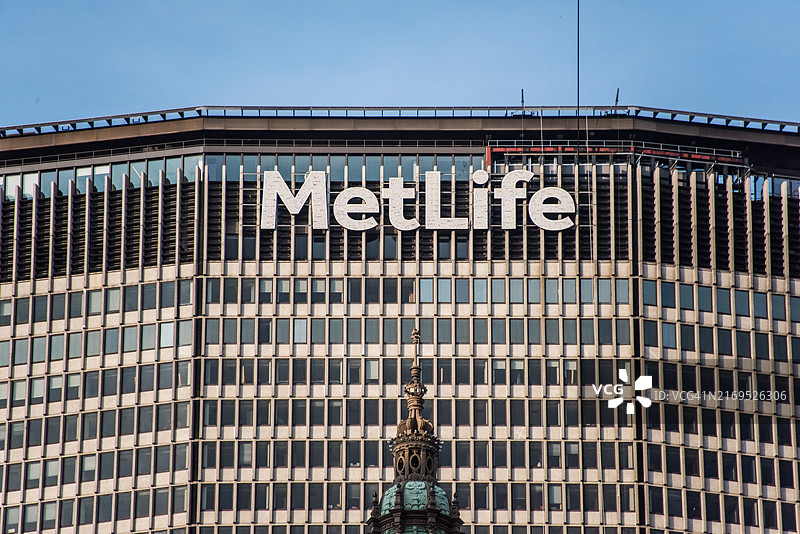 纽约海姆斯利大厦和MetLife大厦图片素材