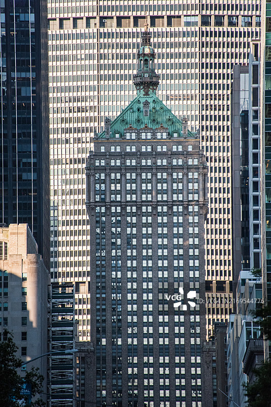 纽约海姆斯利大厦和MetLife大厦图片素材