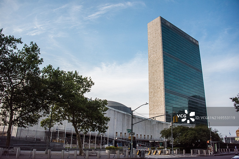 联合国总部，纽约图片素材