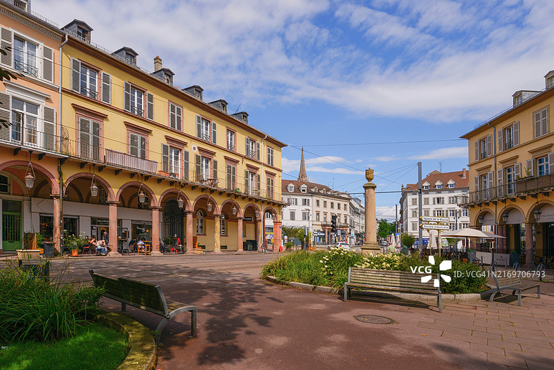 米卢斯证券交易所广场图片素材