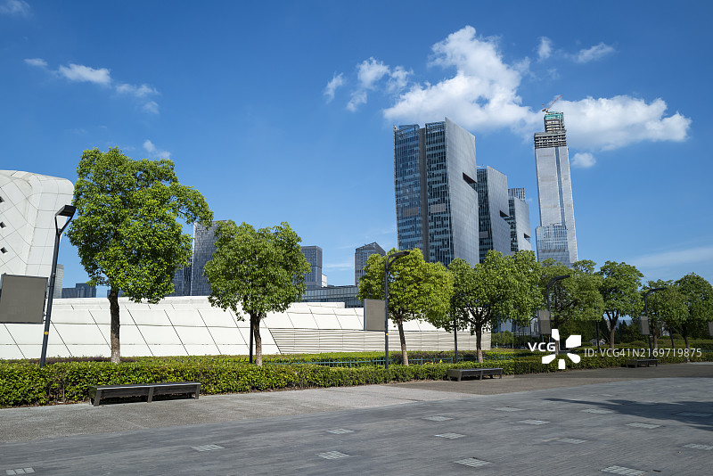 大理石广场现代都市建筑图片素材